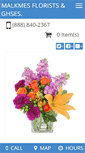 Mobile Screenshot of malkmesflorists.com