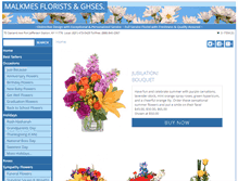 Tablet Screenshot of malkmesflorists.com